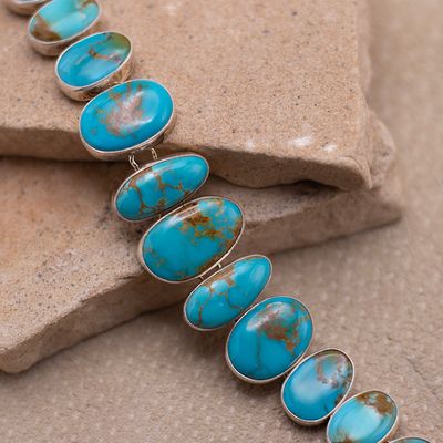 Kingman 11 Stone Link Bracelet