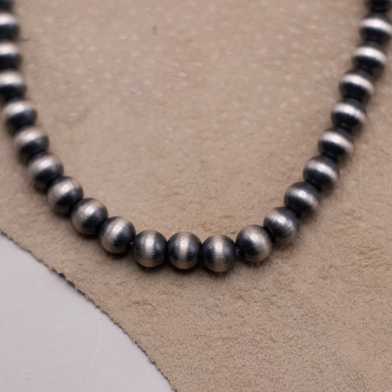 18" 8mm Handcrafted Navajo Beads