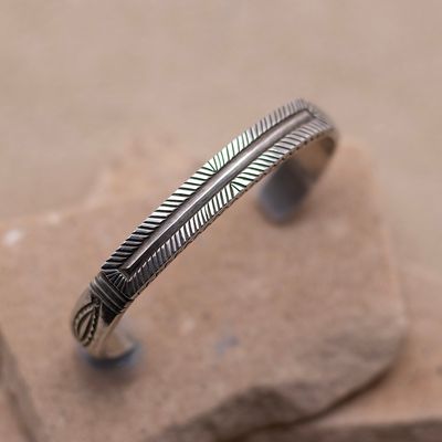 Calvin Martinez ID Style Handstamped Cuff