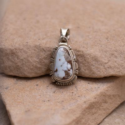 Palomino Turquoise Saw Cut Pendant