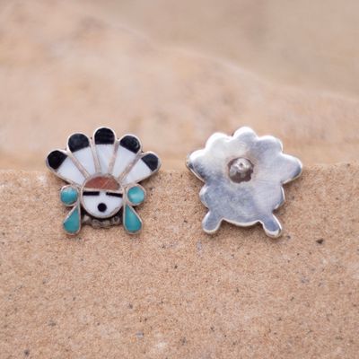 Indian Chief Post Earrings