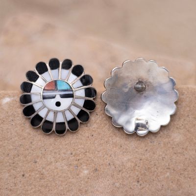 Unlayed Sunface Earrings