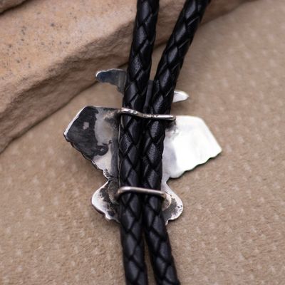 Vintage Inlay Thunderbird Bolo Tie