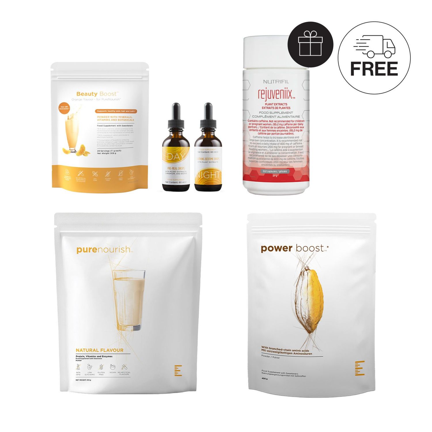 Pack Boost Gotas con Rejuveniix DE REGALO (Guía ofrecida + recetas)