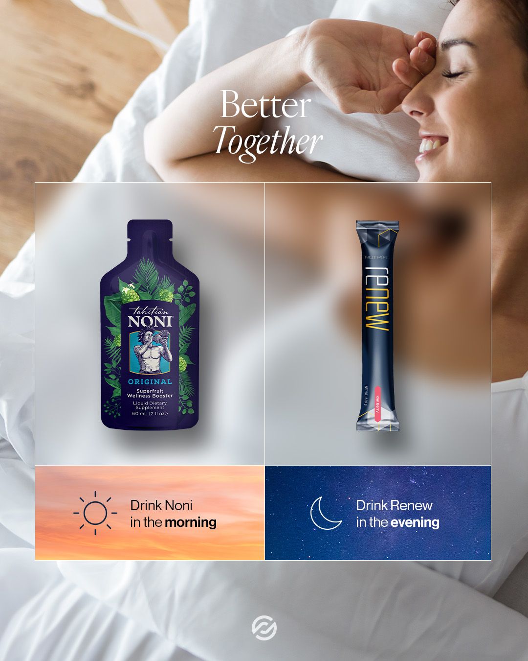 RENEW + NONI TAHITIAN BOLSAS ORIGINALES