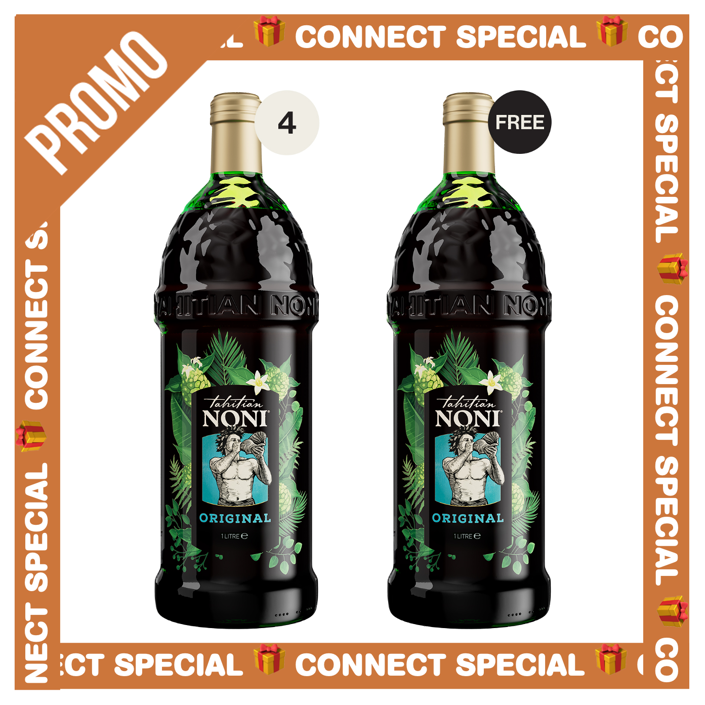 4 X 1L Tahitian Noni Original + 1L GRATIS 4 X 1L Tahitian Noni Original + 1L GRATIS