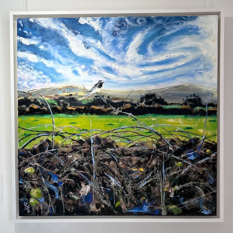 Grey Lines with Wagtail (2023)
Sarah Macdonald