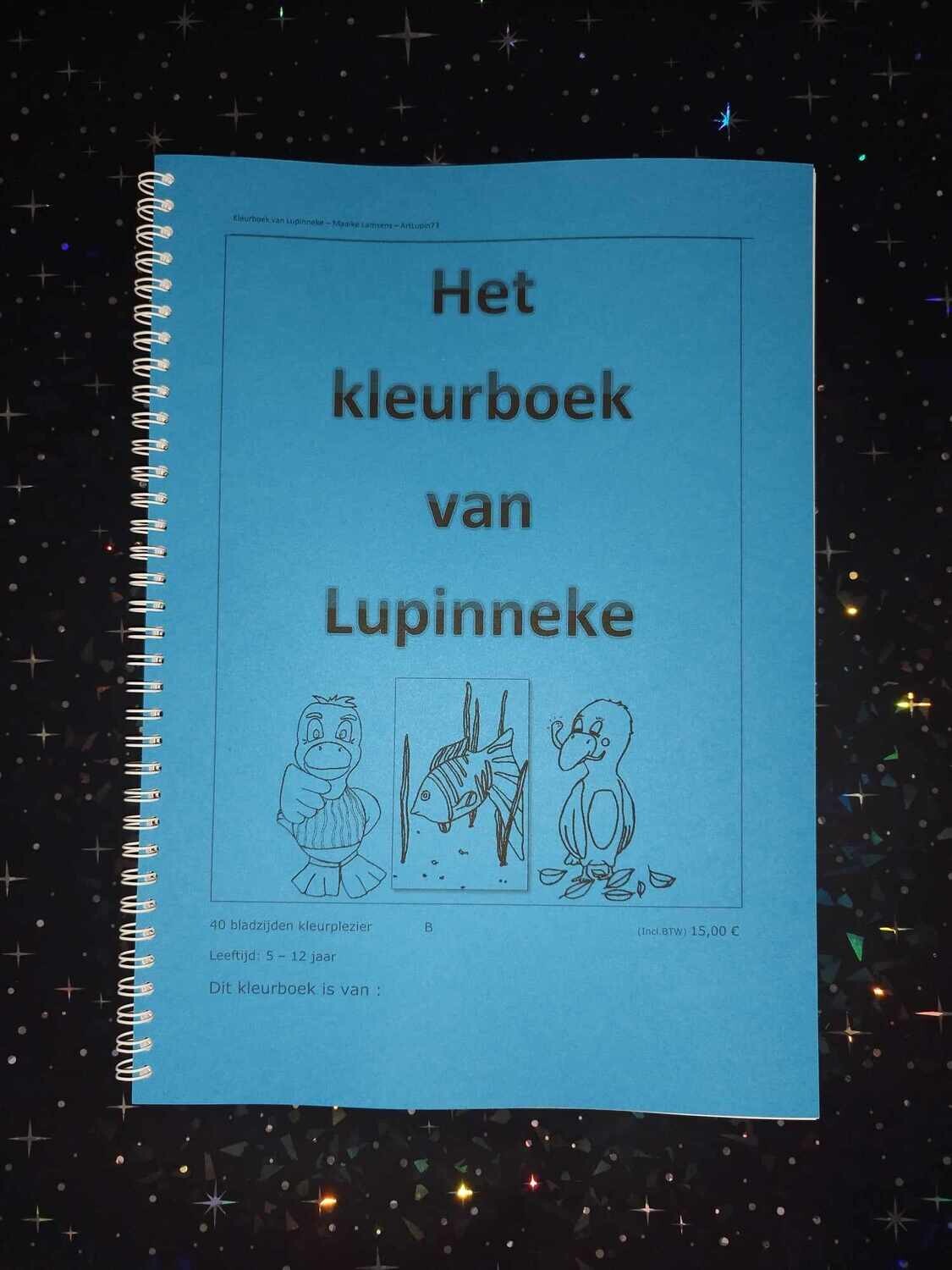 Het kleurboek van Lupinneke - 40 bladzijden - B
