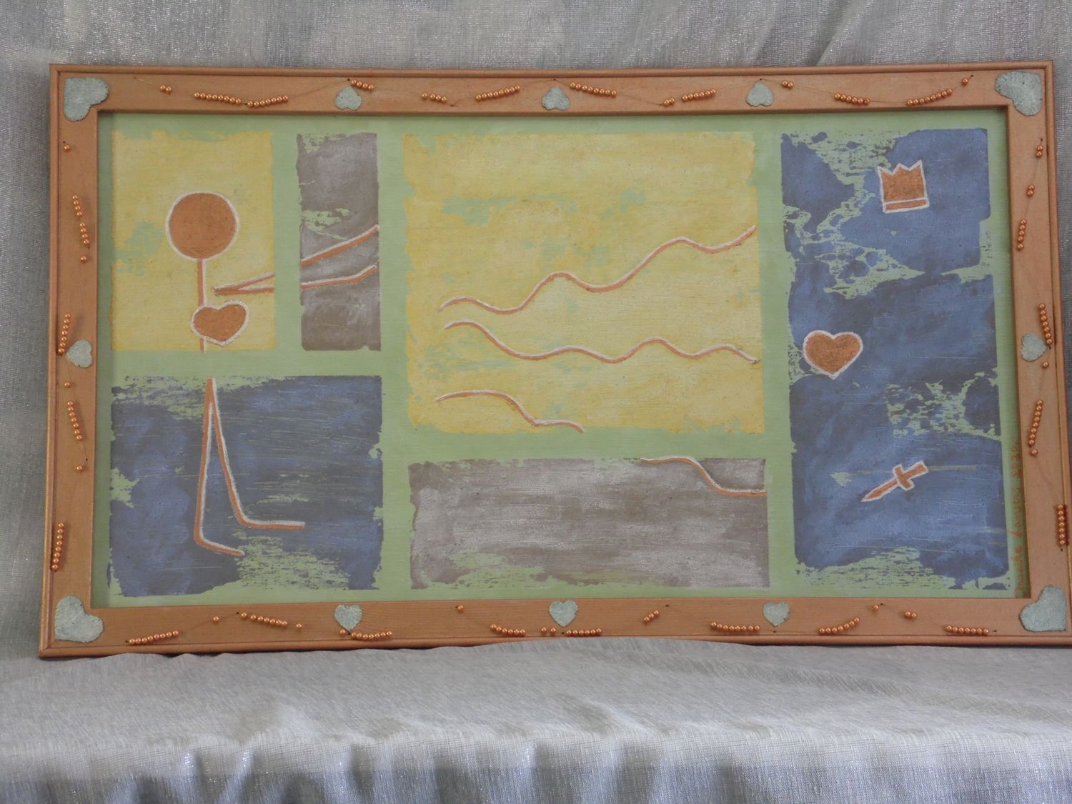 Abstract : KINGDOM - Vlasdoek - Acrylic