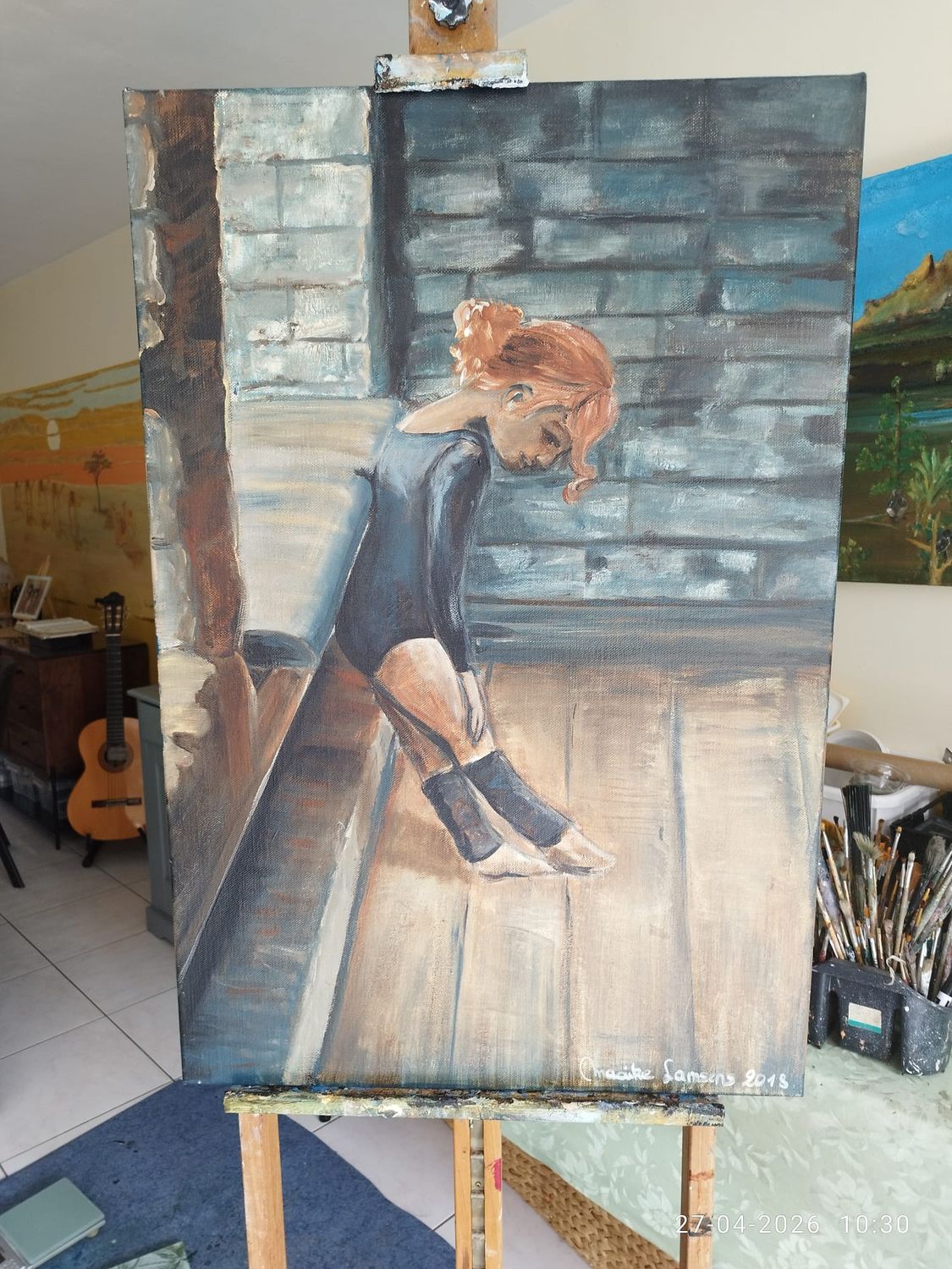 Stretchen voor de dans