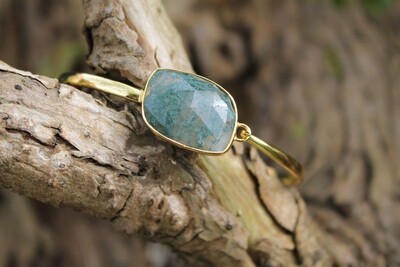 Bracelet vermeil Agate Mousse