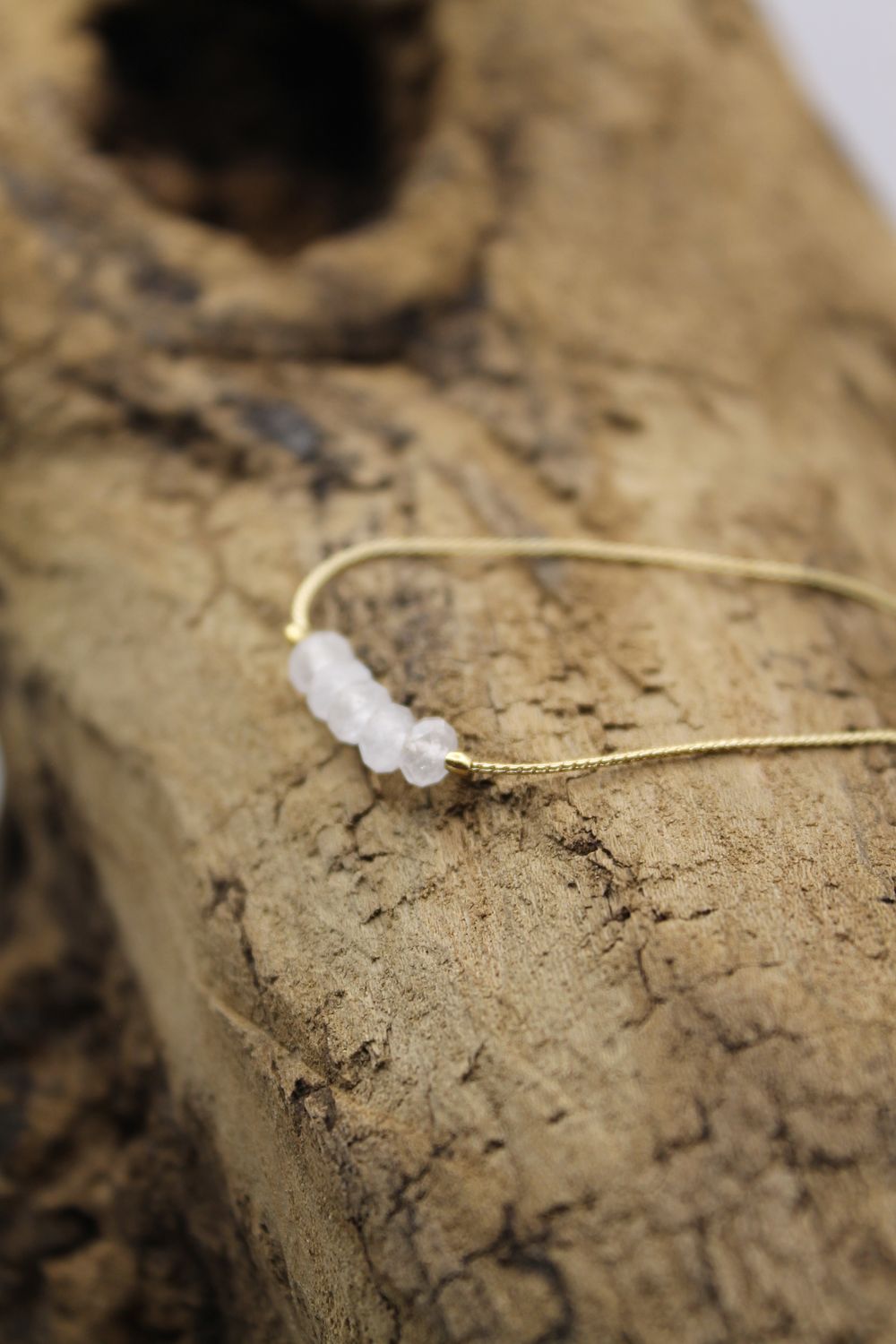 Fijn armband met Maansteen