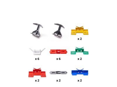 HONDA CIVIC 5D 12-16 / Honda Civic 5D 12-16 Windshield Clip Kit, 24 pcs