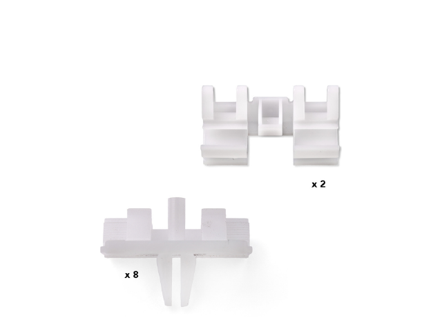 MINI R50/R52/R53 01-08/ Windshield Clip Kit, 10 pcs, 8X 2440ASCHB2X 2440ASCHB1B