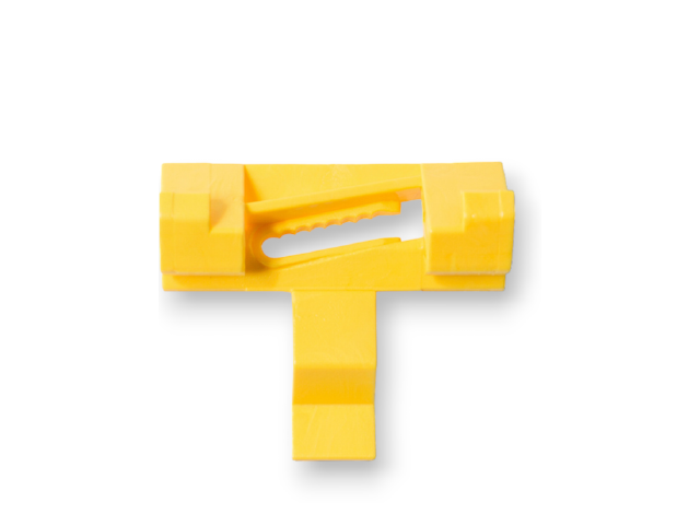 VOLVO S60/V70/XC70 00-07/ Windshield clip, for a-pillar, yellow