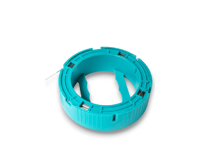 SQUARE WIRE, 0,6MM, 50M, PLASTIC SPOOL/