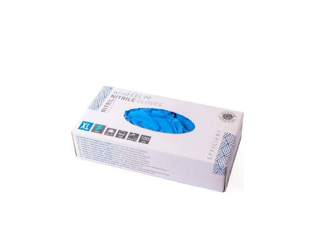 NITRILE GLOVES SIZE M/ Nitrile gloves, disposable, powder free, size M, 100 pcs/box