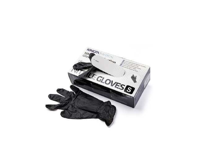 NITRILE GLOVES S/ Nitrile gloves powder-free, size S, 100 pcs