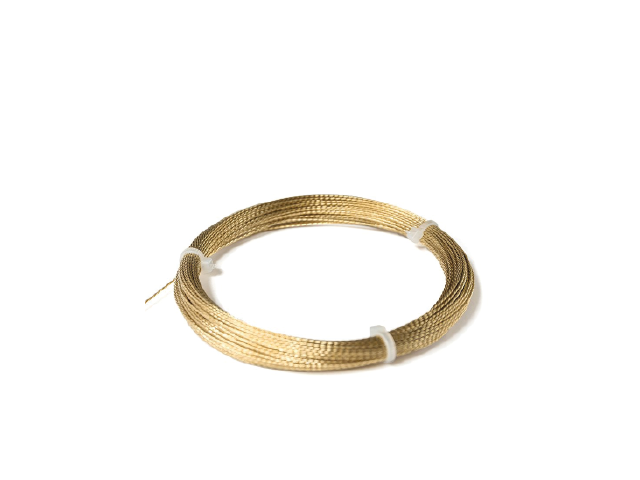GOLD WIRE, BRAIDED, 0,8 MM, 22,5M/
