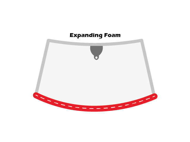 EXPANDING FOAM 15MM x 1.5M