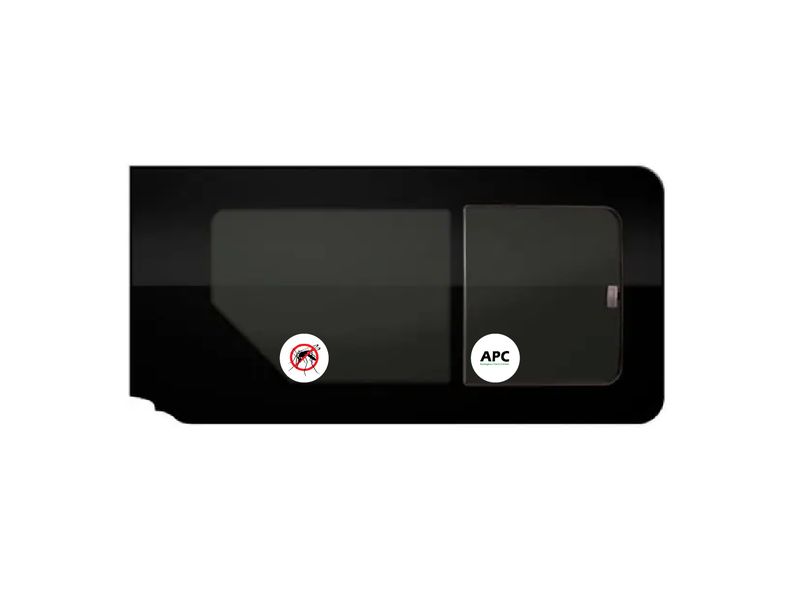 Schuifruit + HOR Privacy RECHTS (1428x685)mm L1, L2, L3, L4