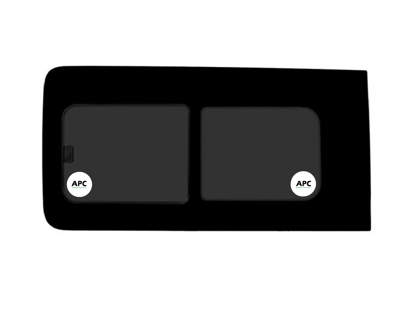 Schuifruit Privacy LINKS (1096x552)mm L2, L3