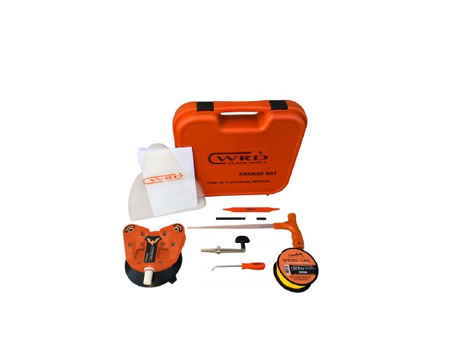 Complete set van het Orange Bat verwijderingsapparaat in koffer. Complete set van het Orange Bat verwijderingsapparaat in koffer.