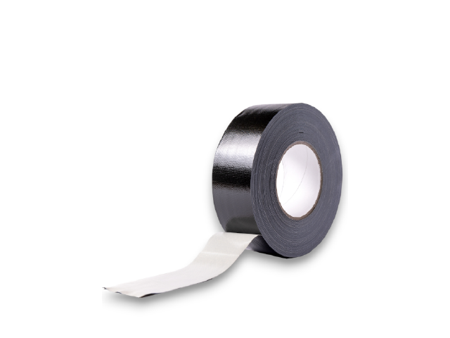 STOF KLEEFBAND ZWART, 50 MM, 50 M/