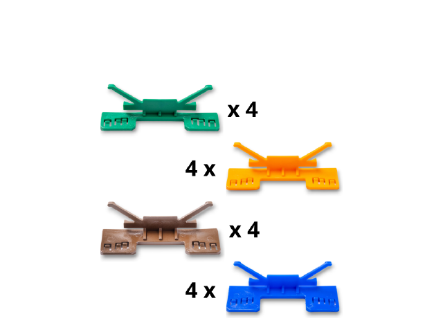 HONDA CRV 12-/ Set de clips de pare-brise latéraux, 16 pcs,