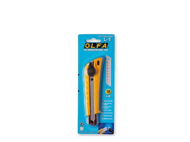 OLFA® L1, AFBREEKMES, 18 MM, STANDAARD