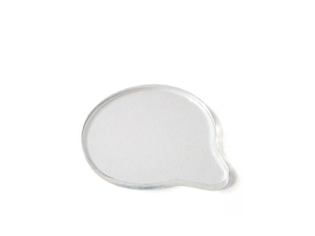 SILICONEN PAD ROND 27 MM DRUPPEL/ 1 STUK