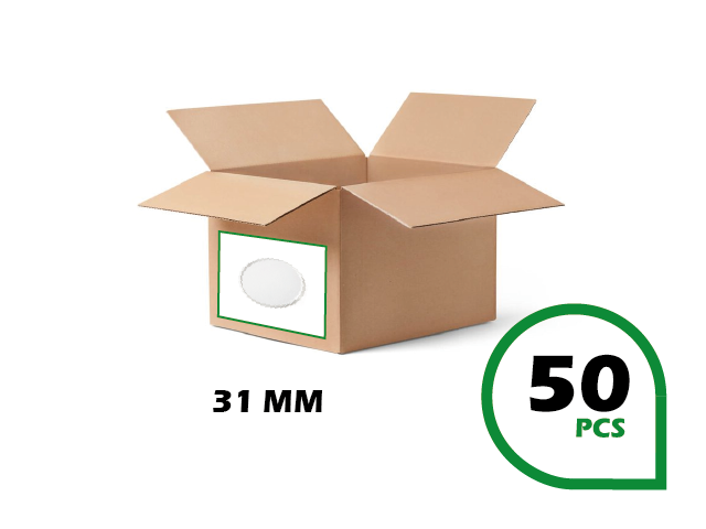 SILICONEN PAD ROND 31 MM / 50 STUKS