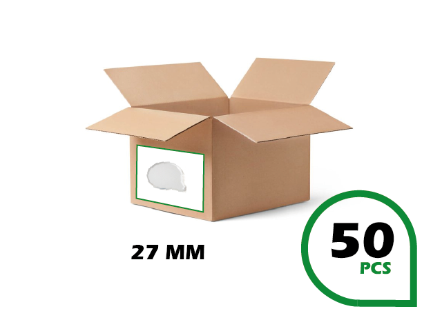 SILICONEN PAD 27 MM DROP / 50 STUKS