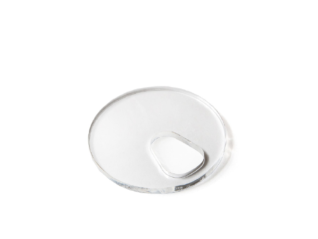 SILICONEN PAD ROND 44 MM OVAAL GAT/ 1 STUK