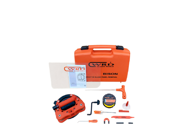 Fibre Line-verwijderingsapparaat Bison, oranje, complete set in kunststof koffer