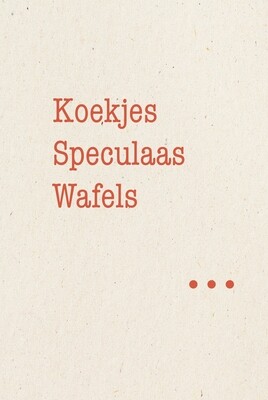 KOEKJES - SPECULAAS - WAFELS