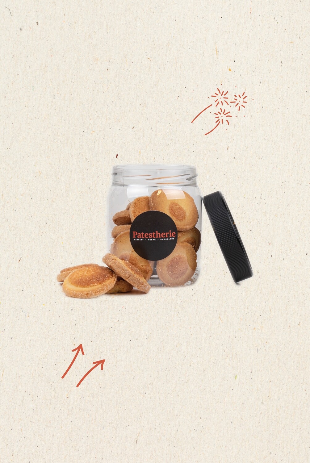 zandkoekjes met frangipane
