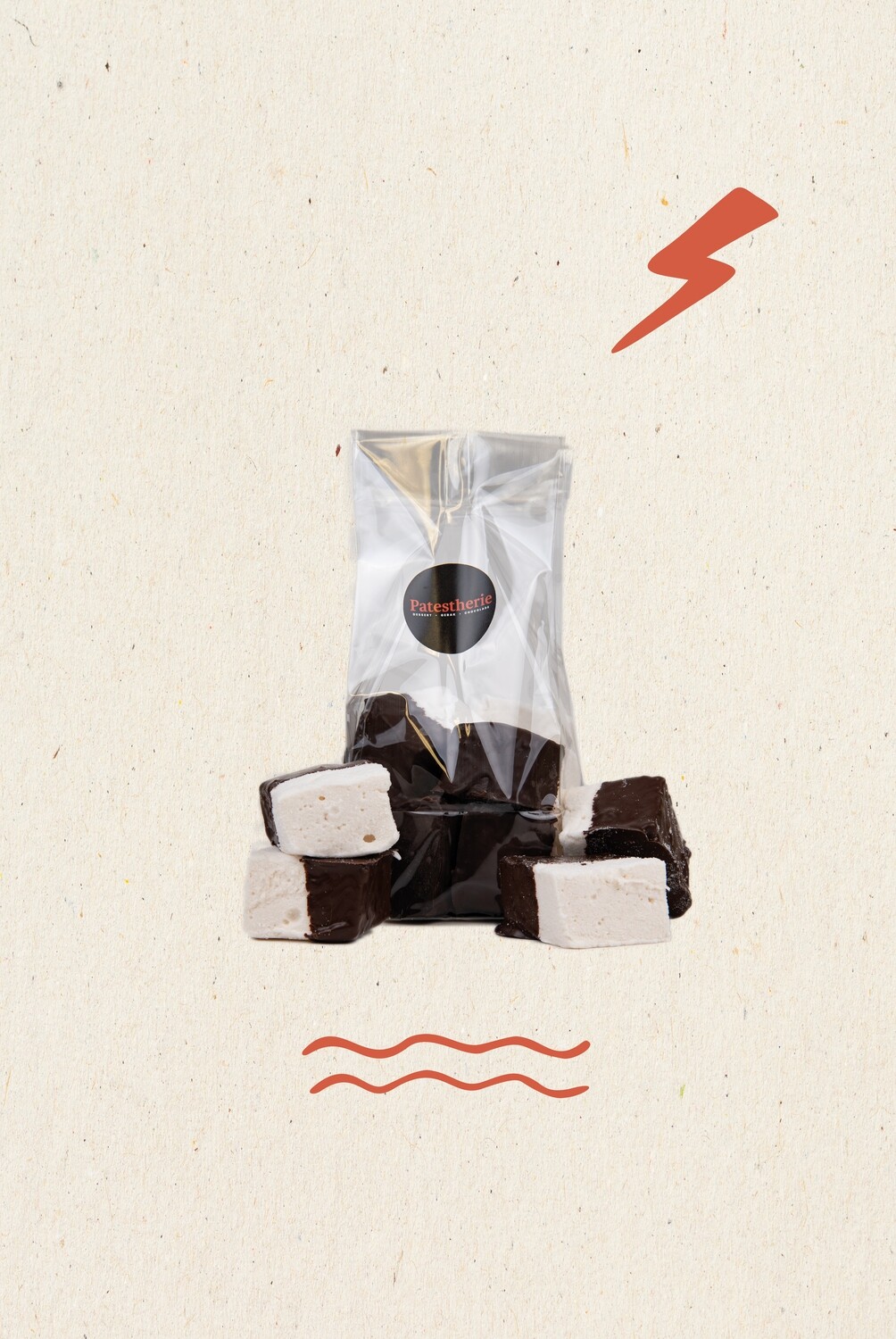 marshmallow met chocolade