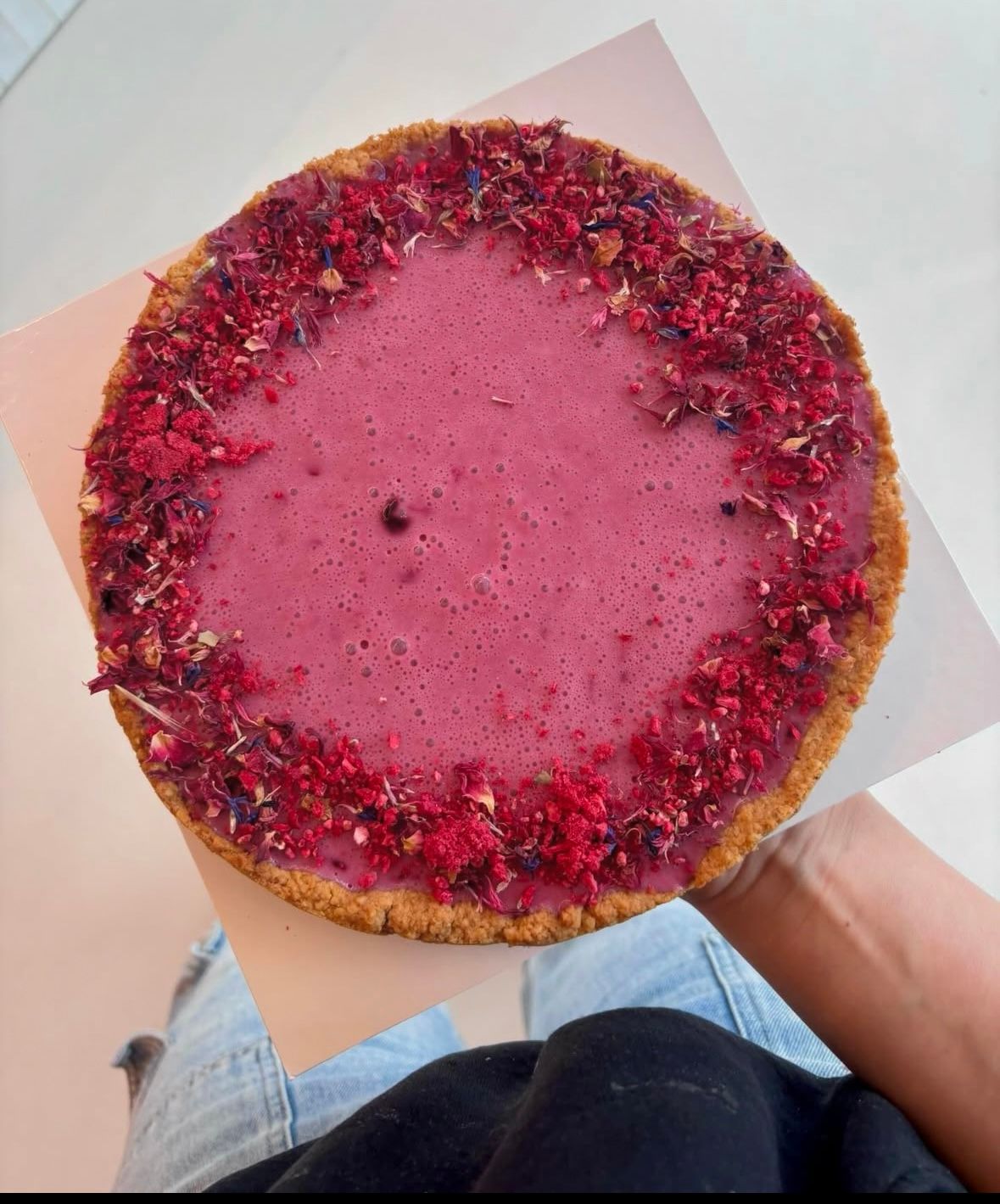 Glutenvrije frambozentaart (6p)