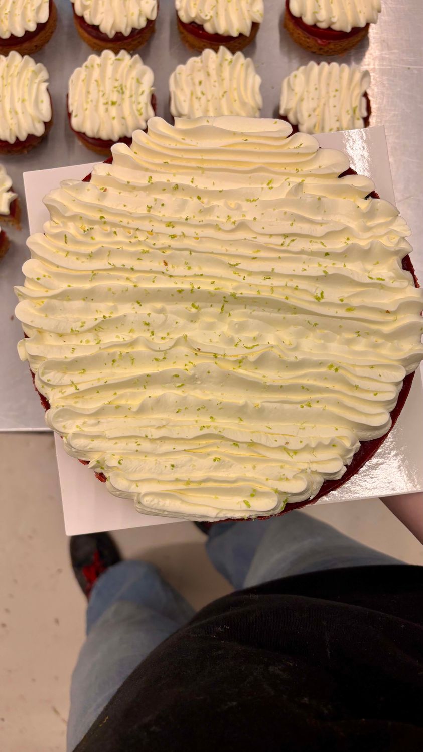 Bretoens zanddeeg- bosvruchten- cream cheese