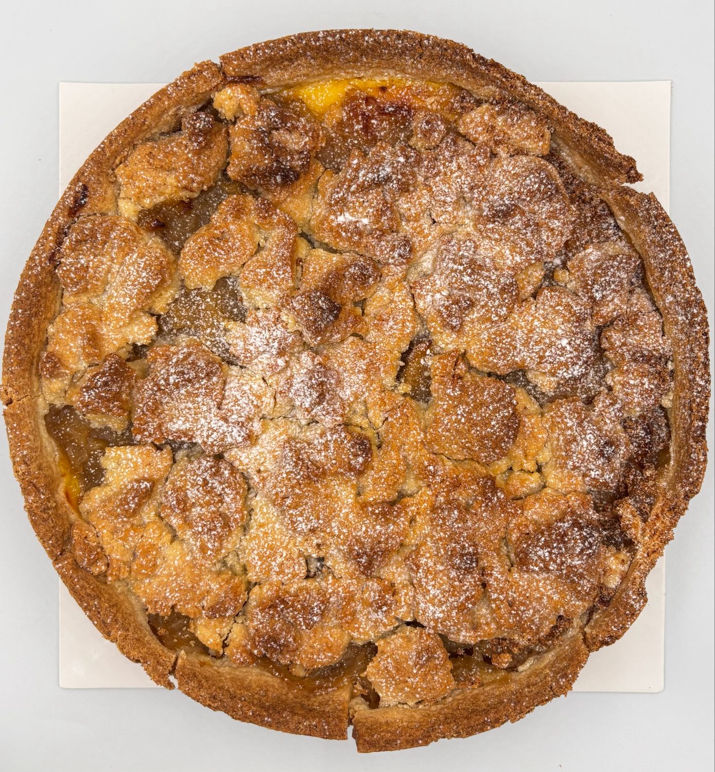 appel-crumble taart 5 tot 6 personen