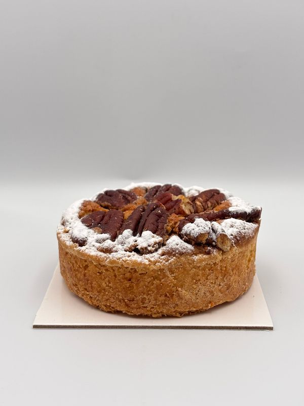 Tartlette met zelfgemaakte notenpasta