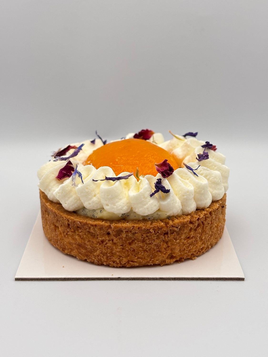 Tartelette abrikoos/ panna cotta
