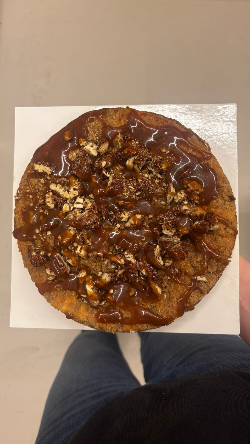 Pecan- karamel-cheesecake
