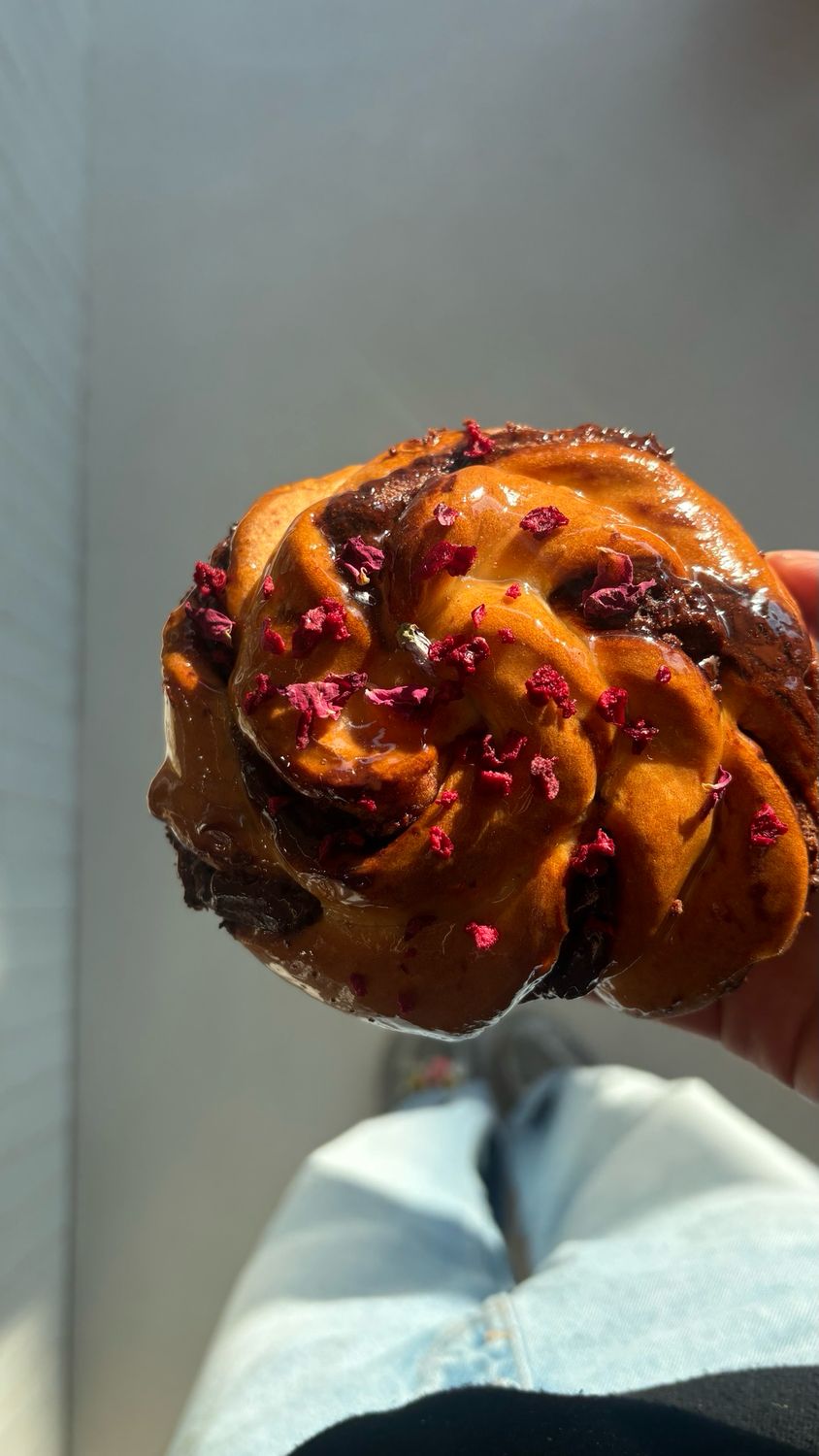 Chocolade- framboos swirl