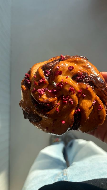 Chocolade- framboos swirl