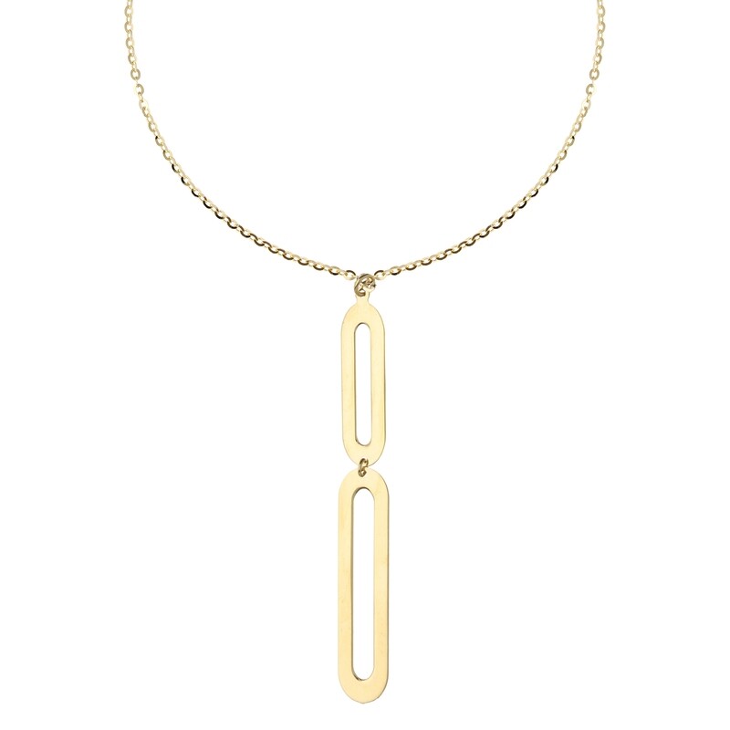 Paperclip Pendant Necklace