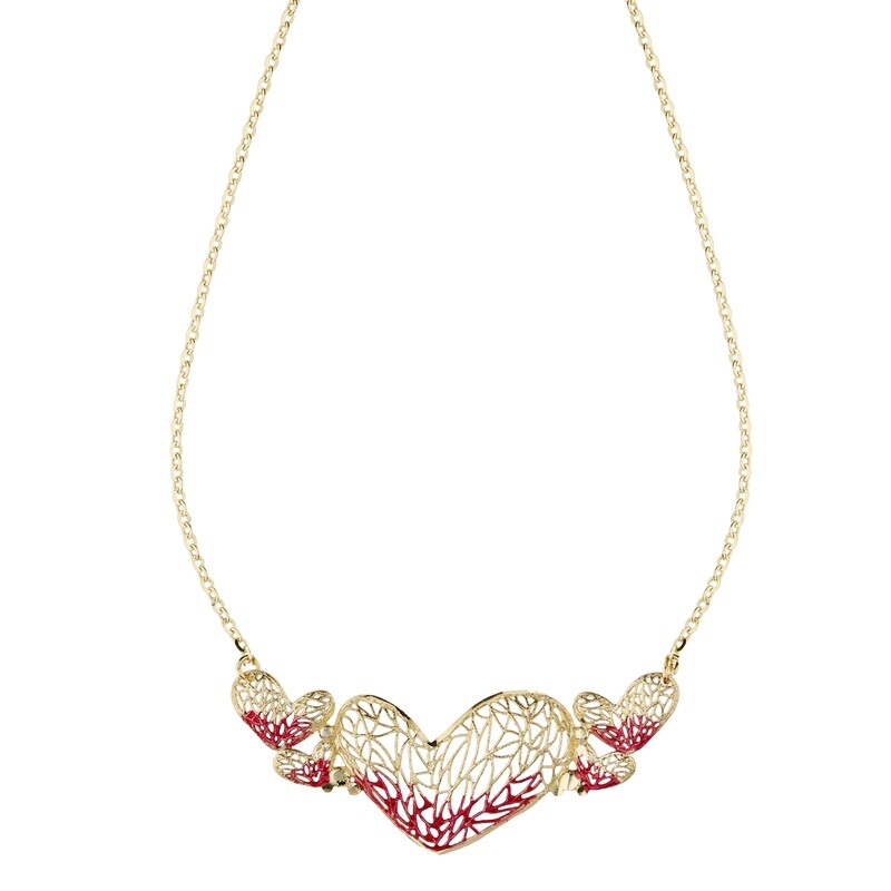 Red-Heart Necklace