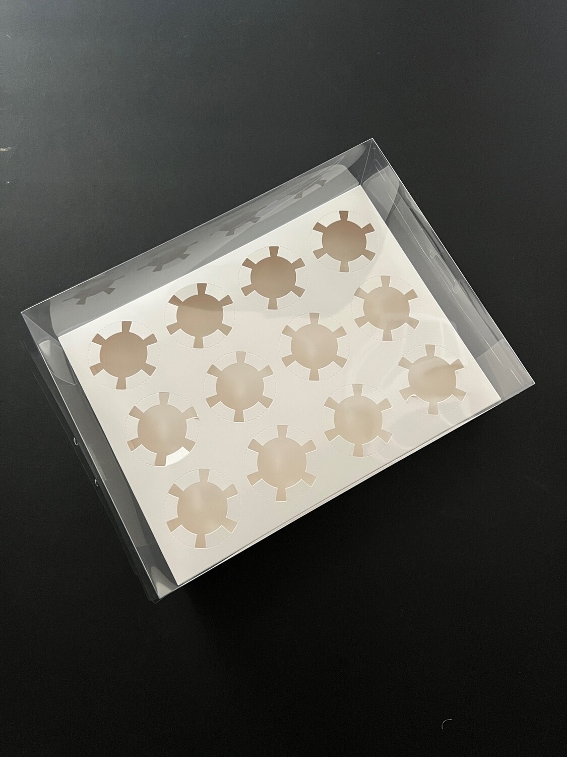 1 dozen insert clear Cupcake Boxes