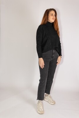 Knitted Turtleneck Black